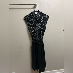 lovely black and white work fit